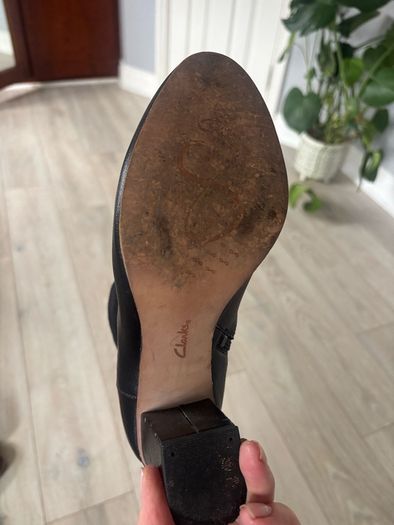 Clarks Leather Suede Boots