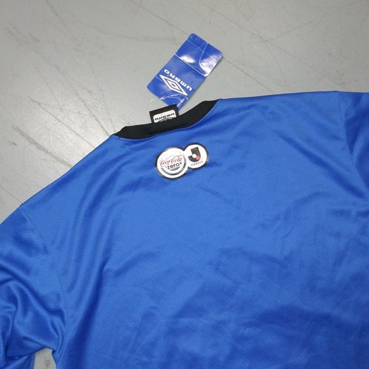 FREE POST NEW Gamba Osaka (L) J League Jersey Shirt Umbro Vintage Retro Soccer Football Japan Coca Cola BNWT Large