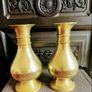 Pair of 19th Century Antique Church Alter Vases Image 2