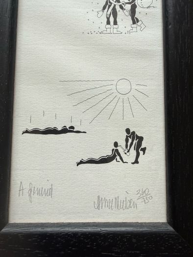 Anna Nielsen "friend" print