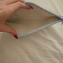 Mikko Illustrations Blue Gingham Pencil Case Image 3