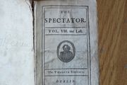 The Spectator Vol 8 very rare from 1737, Dublin Edition.
