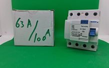 Postage - Circuit Breaker 63A 100mA 4P 240v - 415v