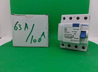 Postage - Circuit Breaker 63A 100mA 4P 240v - 415v