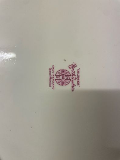 16"serving platter Carlton Rose by Northumbria