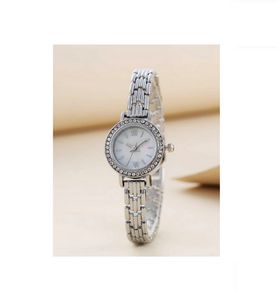 Ladies Watch with a Silver Bracelet & Embellished Dial