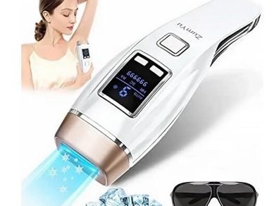 Ipl Hair Removal Device with Cooling Function, Painless Laser Hair Removal Device for Long Lasting Smooth Skin
