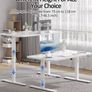 Electric Standing Desk 120x60cm Sit Stand Table Height Adjustable Image 5