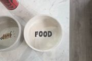 Small dog/puppy food and water bowl