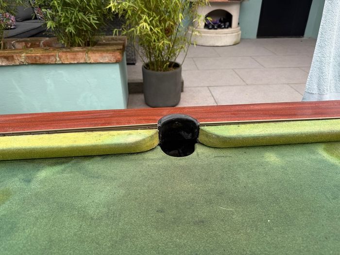 7' x 4' slate pool table