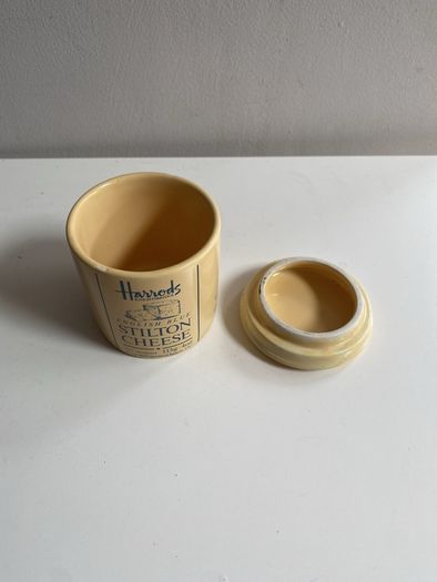Little vintage Harrods Stilton Cheese pot