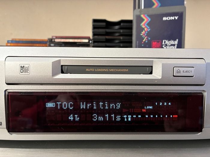 Sony MDS-JE530 MiniDisc Deck - Silver - Fully Working