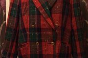 Vintage Plaid Jacket