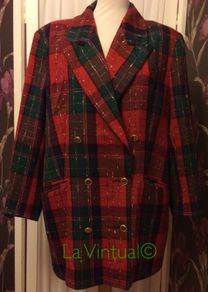 Vintage Plaid Jacket