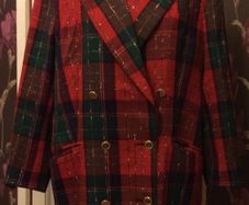 Vintage Plaid Jacket