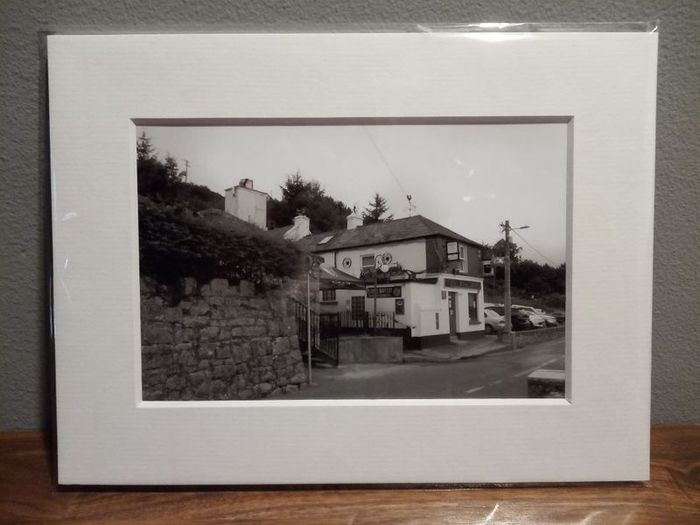 Mounted Original Photography - The Blue Light Pub