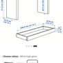 Vanity Table with topped glass, LED Vanity Mirror & locker Image 5