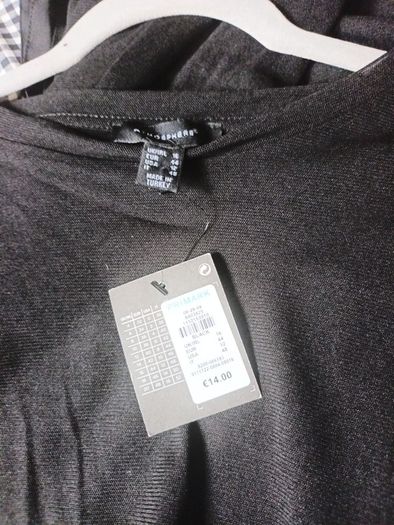 Primark  Black Dress.   S. 14    B.N.W.T. .