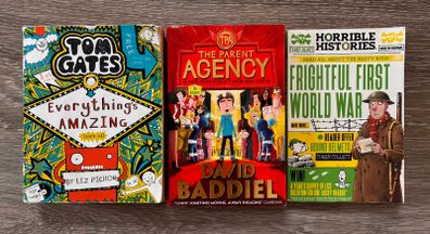 Children's Books Bundles - Tom Gates, David Baddiel, Horrible Histories, Michael Morpurgo etc