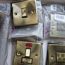 Antique brass electrical sockets and switches Image 3
