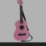 Classic Guitar Pink 75cm Image 3
