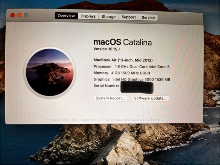 Macbook Air 13" (mid-2012) 4gb Ram For Parts Or Repair