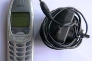 Vintage Nokia 6310 and charger