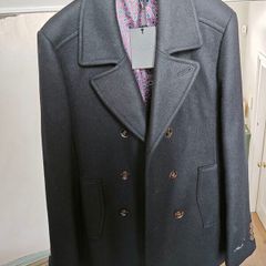 Ted Baker Twill Peacoat Navy