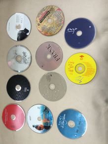 U2 Elton Madonna cds and dvds no cases
