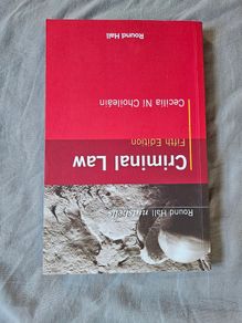 criminal law 5th edition (Round Hall Nutshells) (Cecilia Ni Choileain)