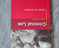 criminal law 5th edition (Round Hall Nutshells) (Cecilia Ni Choileain)