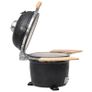 Kamado Barbecue Grill Smoker Ceramic 44 cm Image 3