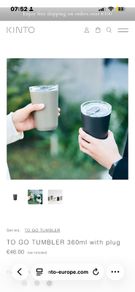 Kinto To Go Tumbler Coffee Cup