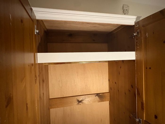 Wardrobe- painted white standalone