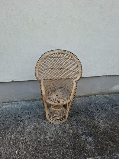 Child wicker armchair