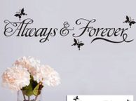 main image for ad always and forever wall sticker