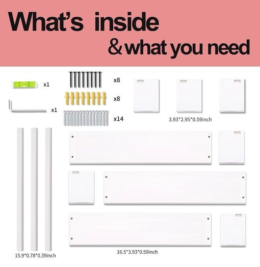 3 bookshelves