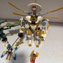 lego ninjago 3 minifigs a dragon and a mech Image 5