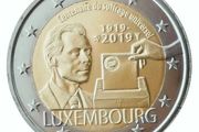 Luxembourg 2 Euro Commemorative Coin 2019 - 100th anniversary of universal right to vote. Uncirculated.