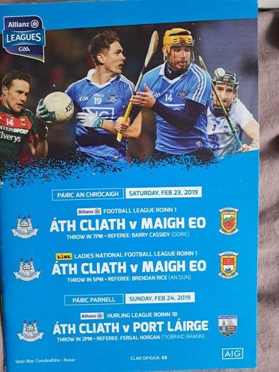 GAA Programmes x 20