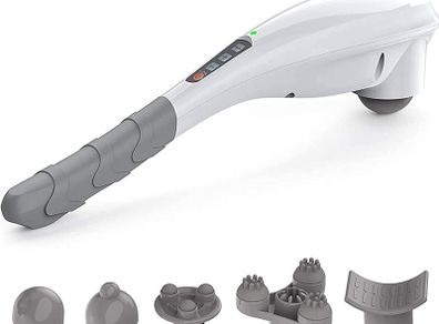 Hand Held Deep Tissue Massager for Muscles, Back, Foot, Neck, Shoulder, Leg, Calf Pain Relief-2600mAh Large Capacity Battery Cordless Electric Percussion Full Body Massage with Portable Design