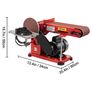 375W Multi-Function Abrasive Sanding Machine Desktop Belt Disc Sander Handmade Woodworking Grinding Polishing Power Tools Image 7