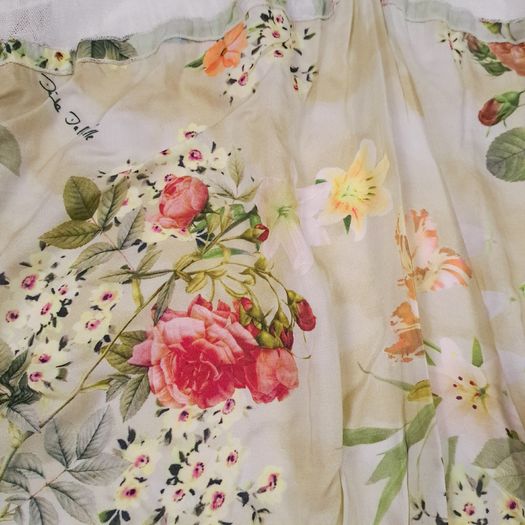 Elisa Cavaletti Multicolor Luxury Italian Floral Cardigan Top Set Size XL