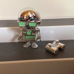 Ryans World Rare Robo silver/Chrome 3" figure