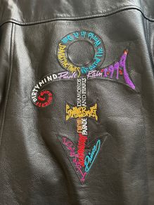 Prince Leather Biker Jacket