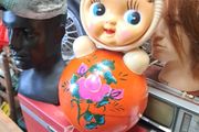 Vintage Roly Poly Doll