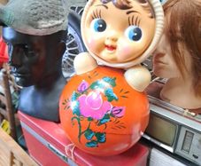 Vintage Roly Poly Doll