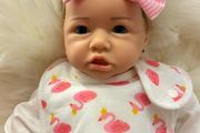 doll.    Full bodied silicone reborn doll