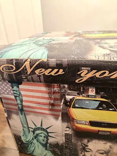 New York storage  box.