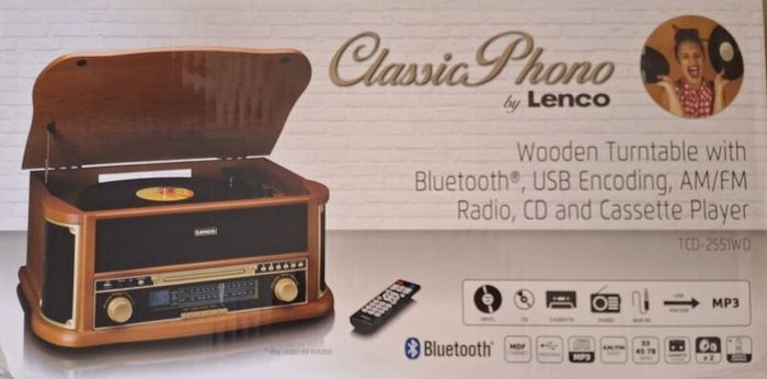Lenco Classic Turntable (TCD-2551WD)